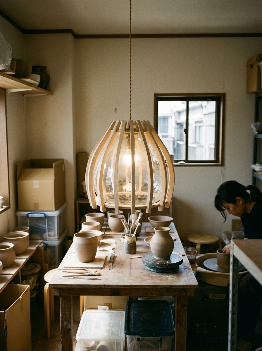 Transforming A Small Home With Statement Japandi Lighting Fixtures