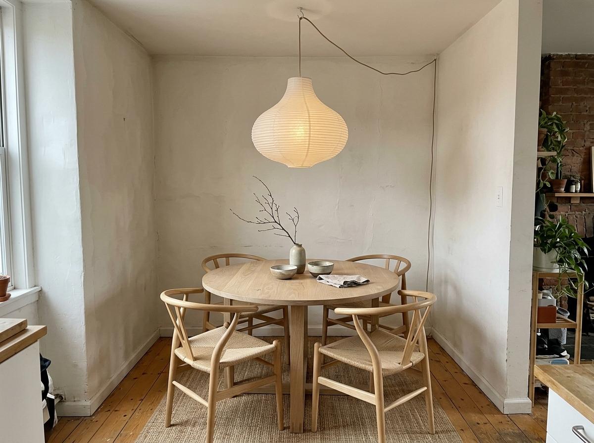 Transforming A Small Nook Into A Japandi Dining Room
