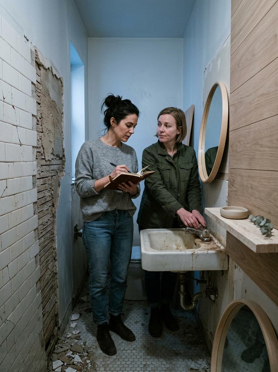 Transforming A Small Space Into A Japandi Style Bathroom