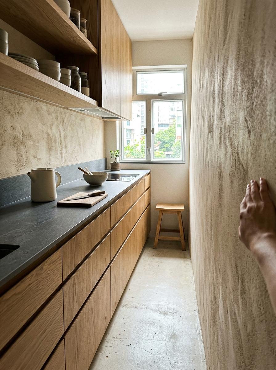 Transforming Compact Areas With Small Japandi Kitchen Layout