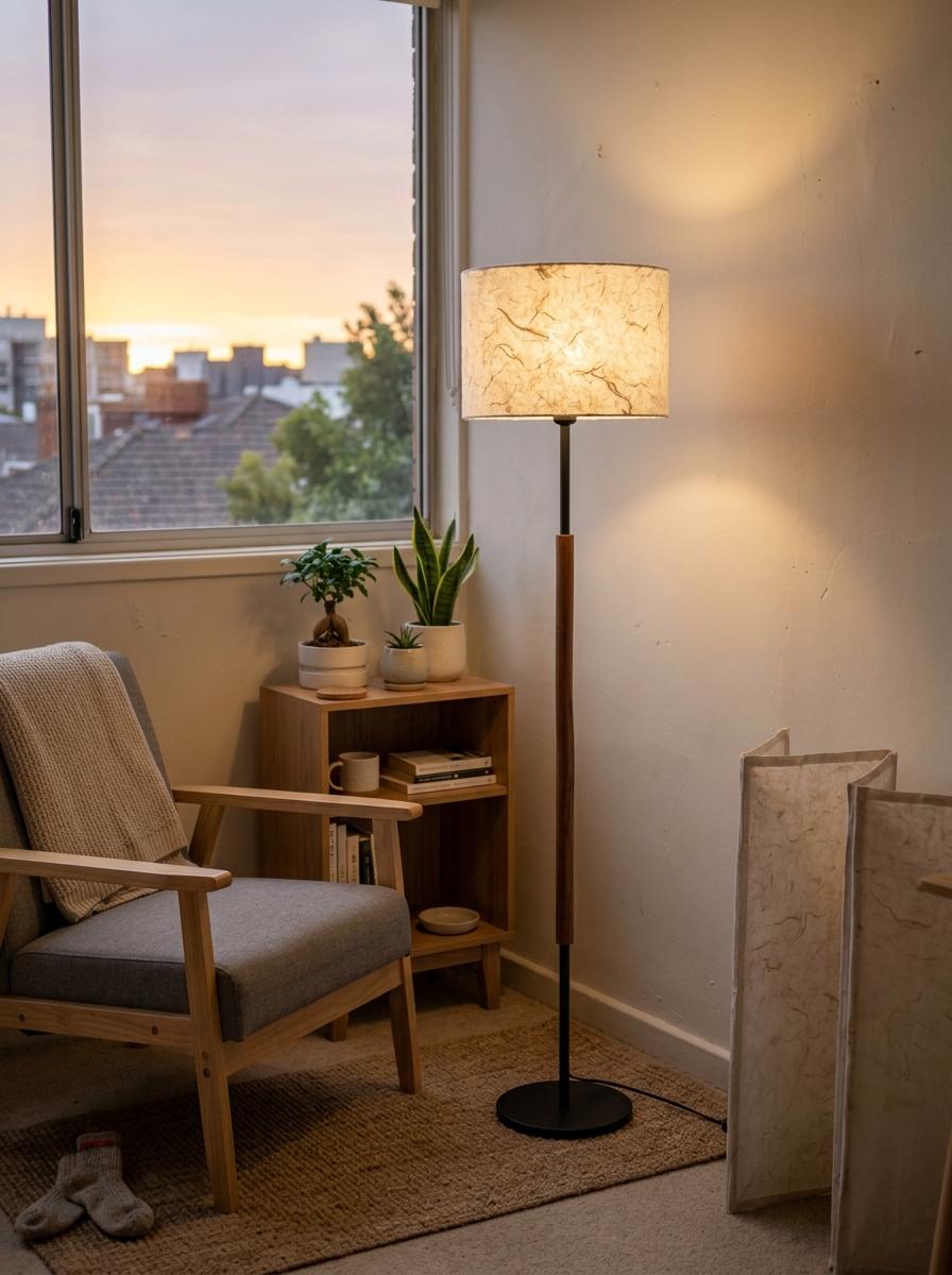 Transforming Small Spaces With Strategic Japandi Floor Lamps