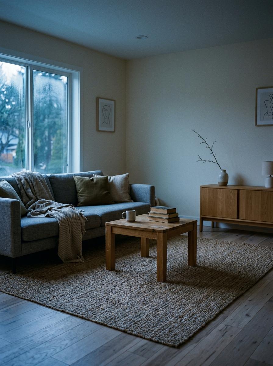Unfolding The Subtle Charm Of A Simple Japandi Living Room