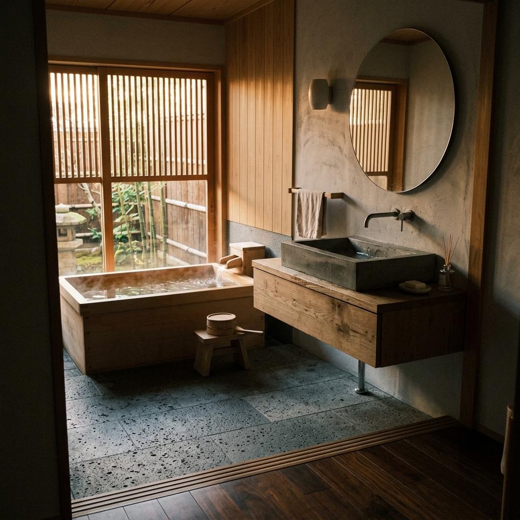 Unveiling A Private Sanctuary With Distinct Japandi Bathroom Style