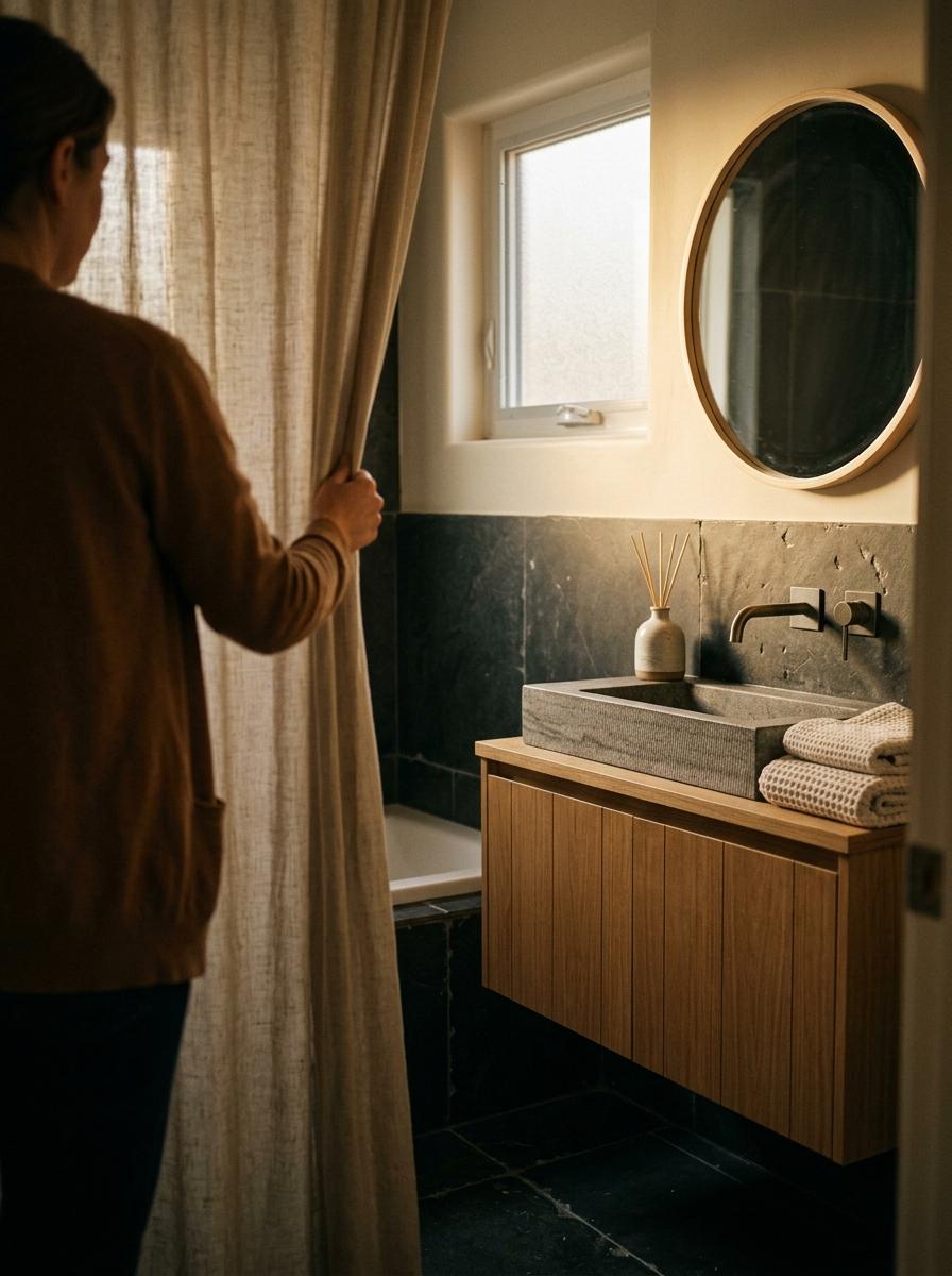 Unveiling The Beauty Of A Japandi Guest Bathroom
