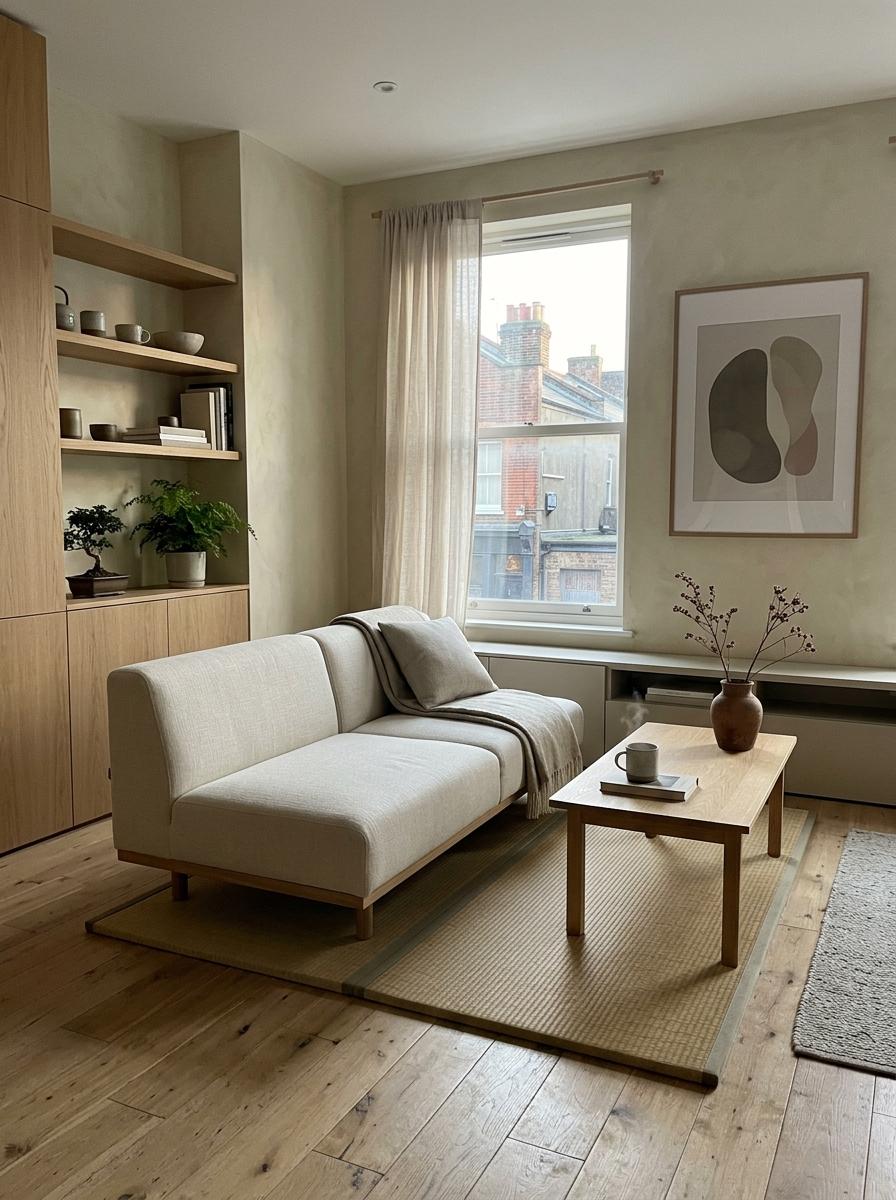 Urban Living Redefined With Sleek Japandi Living Room Concepts