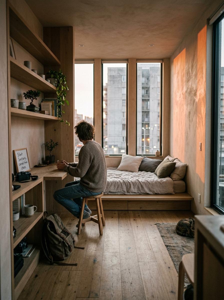 Urban Living Redefined Within This Small Japandi Home