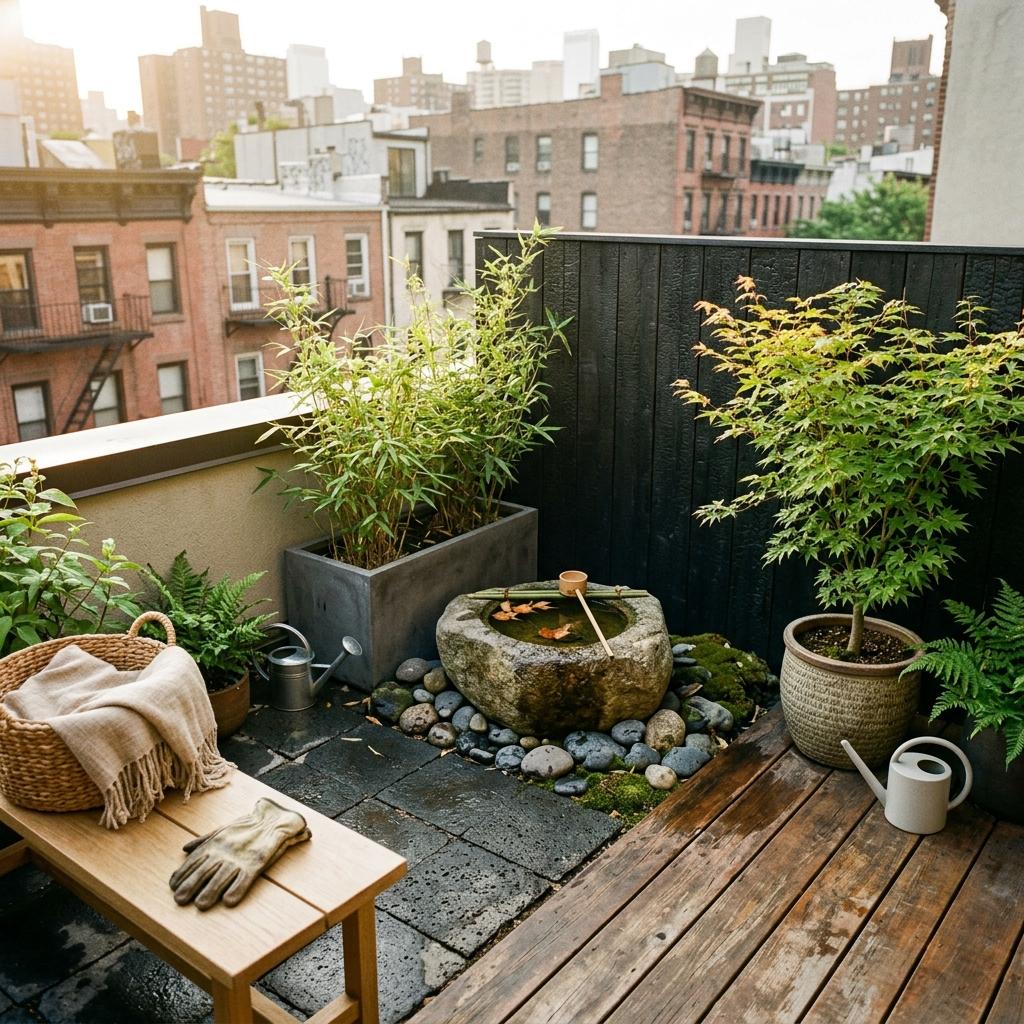 Urban Oasis: How To Style A Compact Japandi Terrace