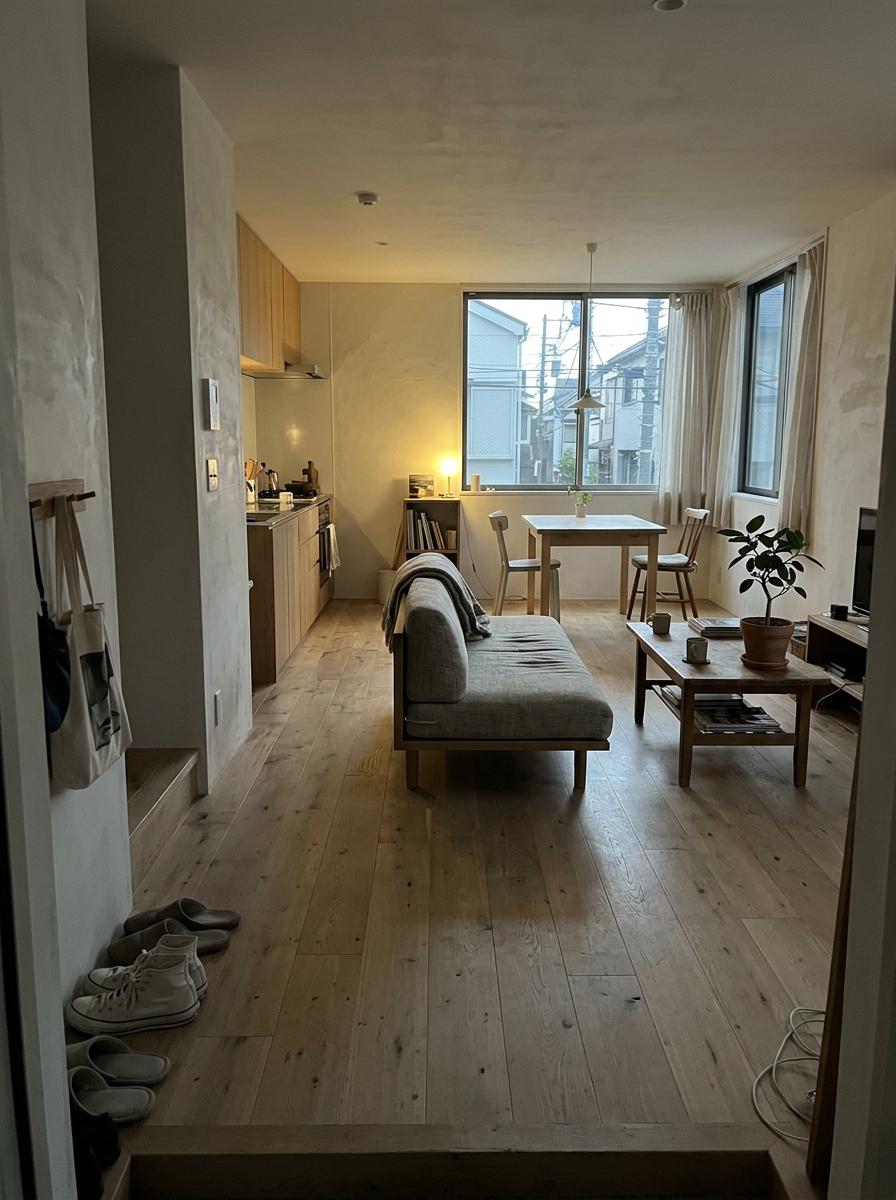 Walk Through A Refreshed Apartment With Touch Of Japandi Style