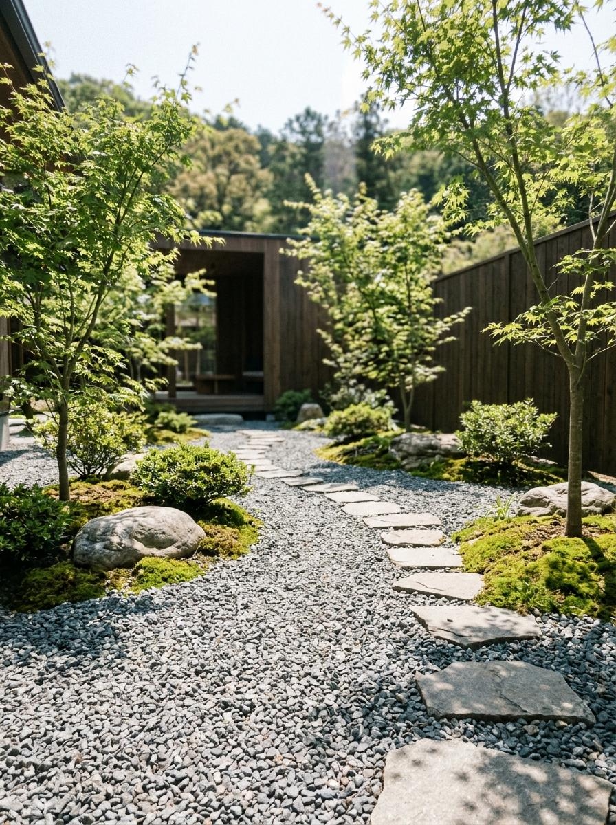 Walk Through This Elegant Japandi Style Landscape