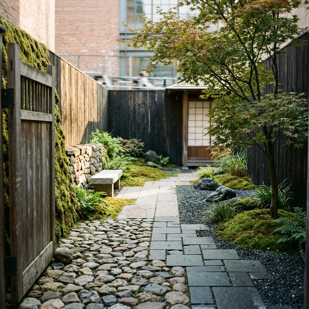Walk Through This Exquisite Minimalist Japandi Garden Haven