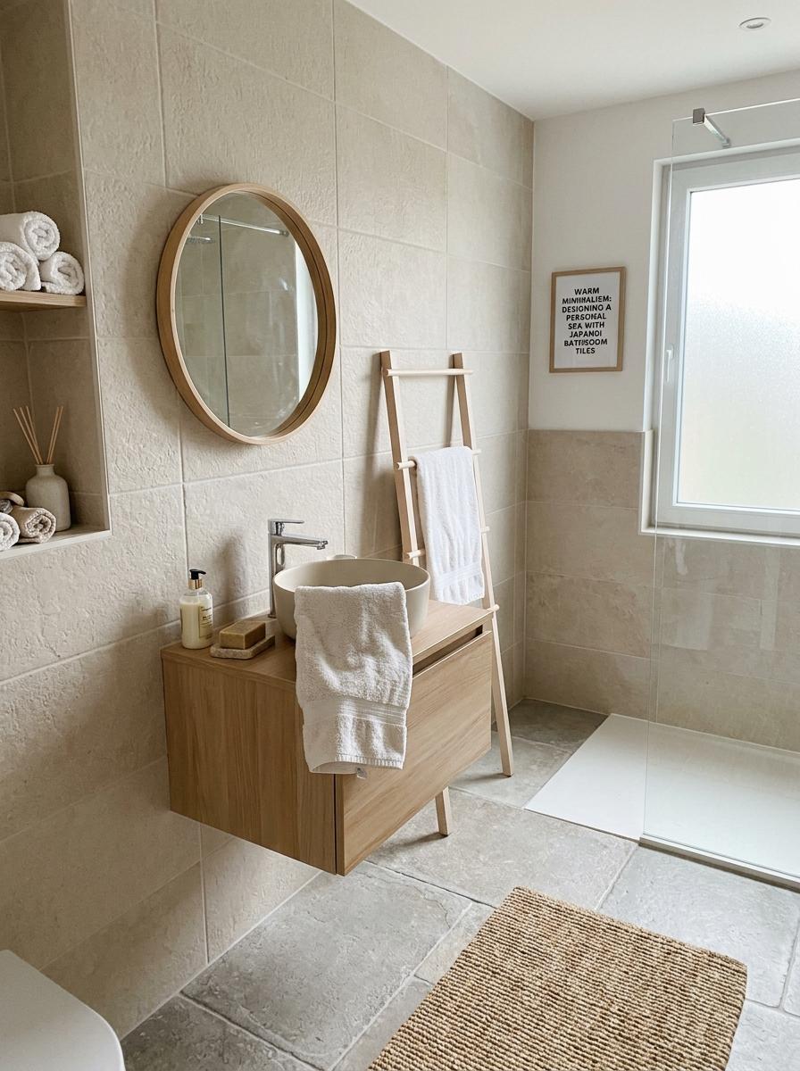 Warm Minimalism: Designing A Personal Spa With Japandi Bathroom Tiles