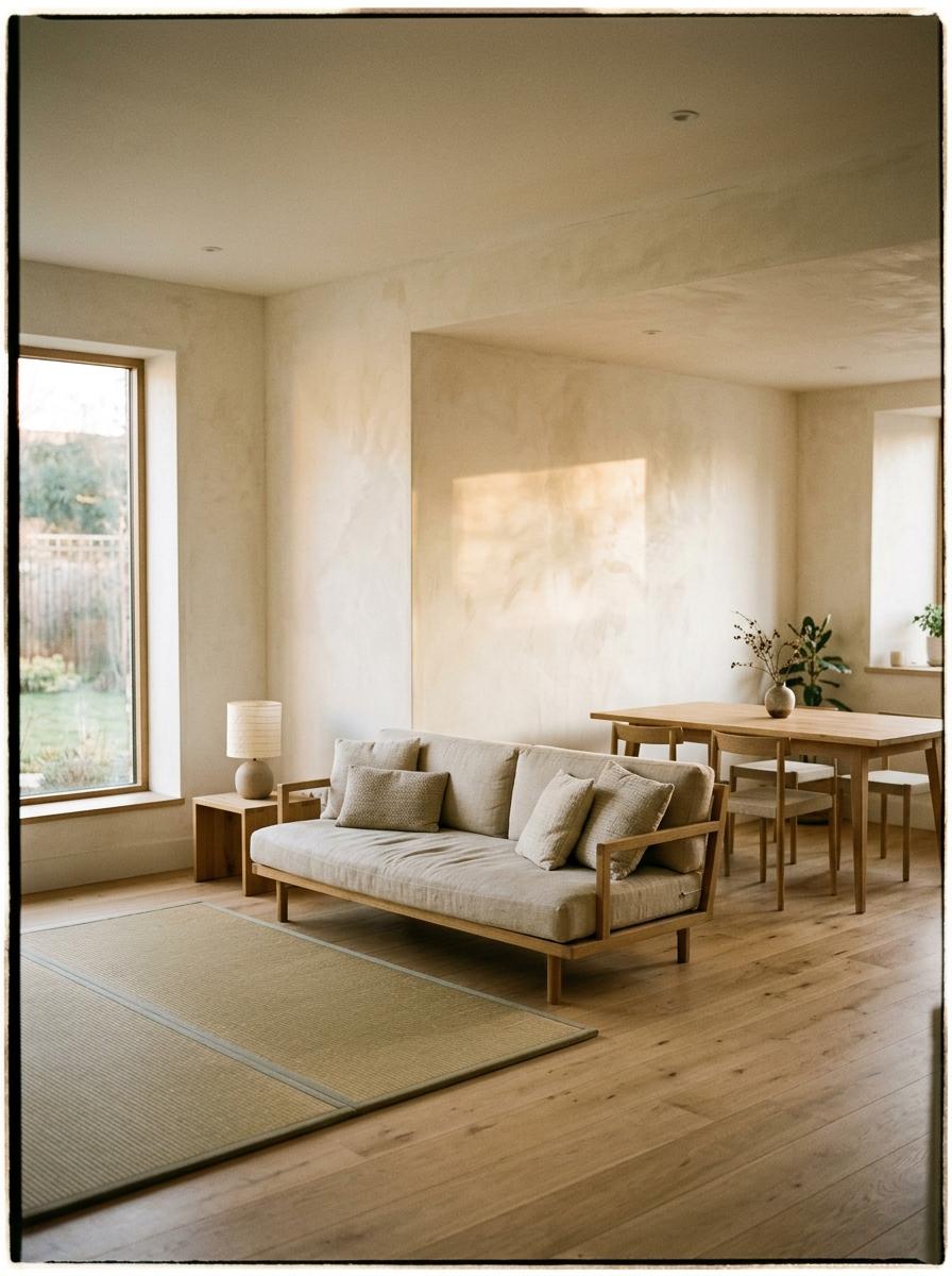 Warm White Walls Defining A Clean Japandi Color Palette