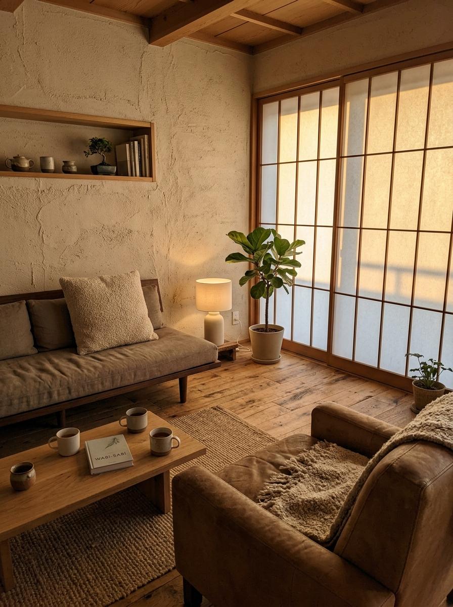 Warmth Reimagined: Inside A Cozy Japandi Living Room