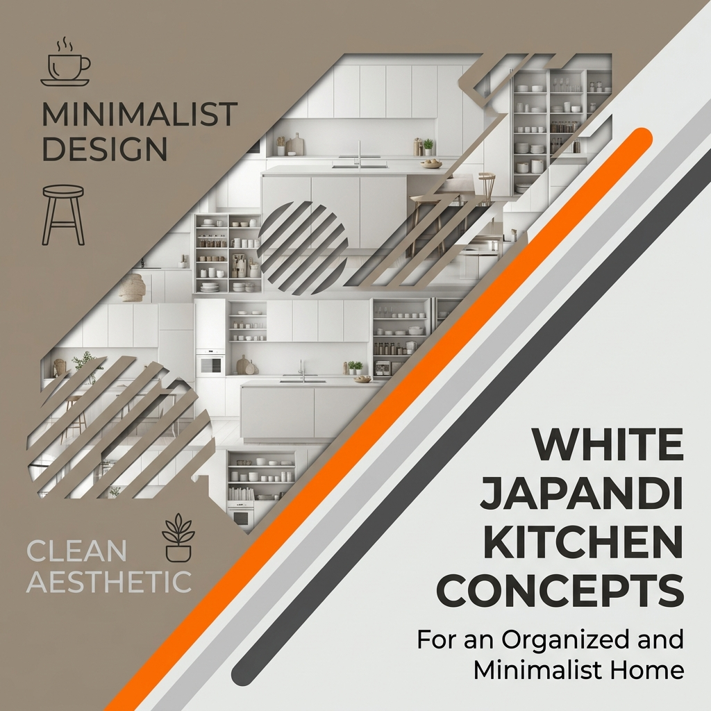 White Japandi Kitchen Concepts for an Organized and Minimalist Home