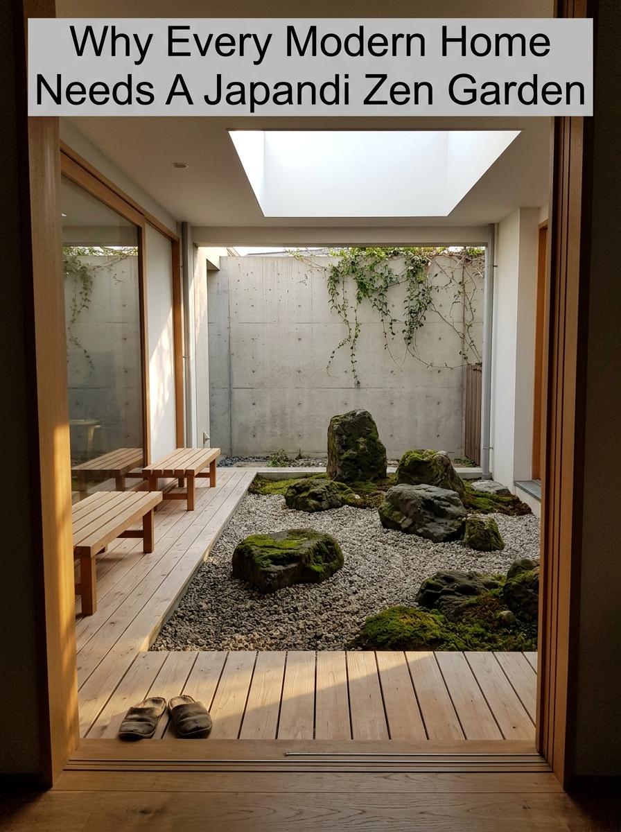 Why Every Modern Home Needs A Japandi Zen Garden
