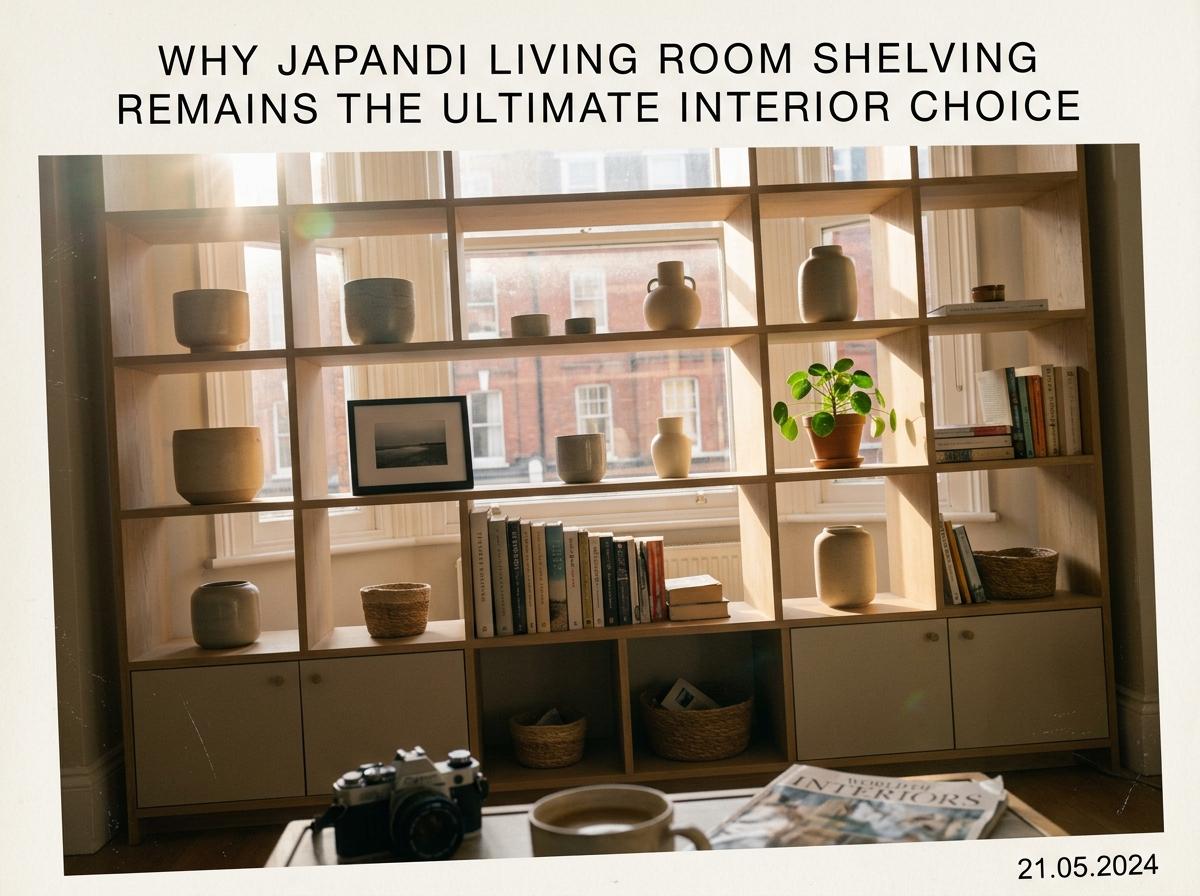 Why Japandi Living Room Shelving Remains The Ultimate Interior Choice