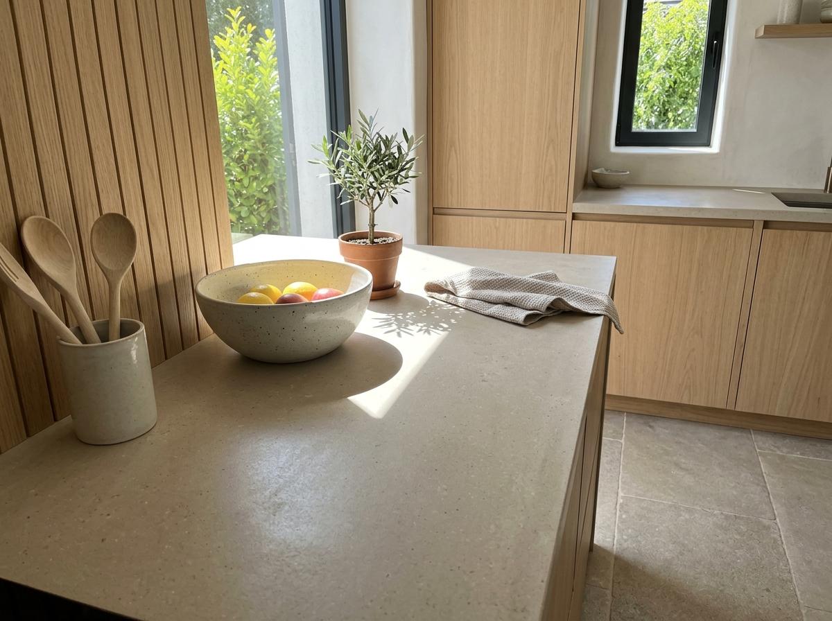 Why Neutral Tones Are Best For Japandi Kitchen Countertops